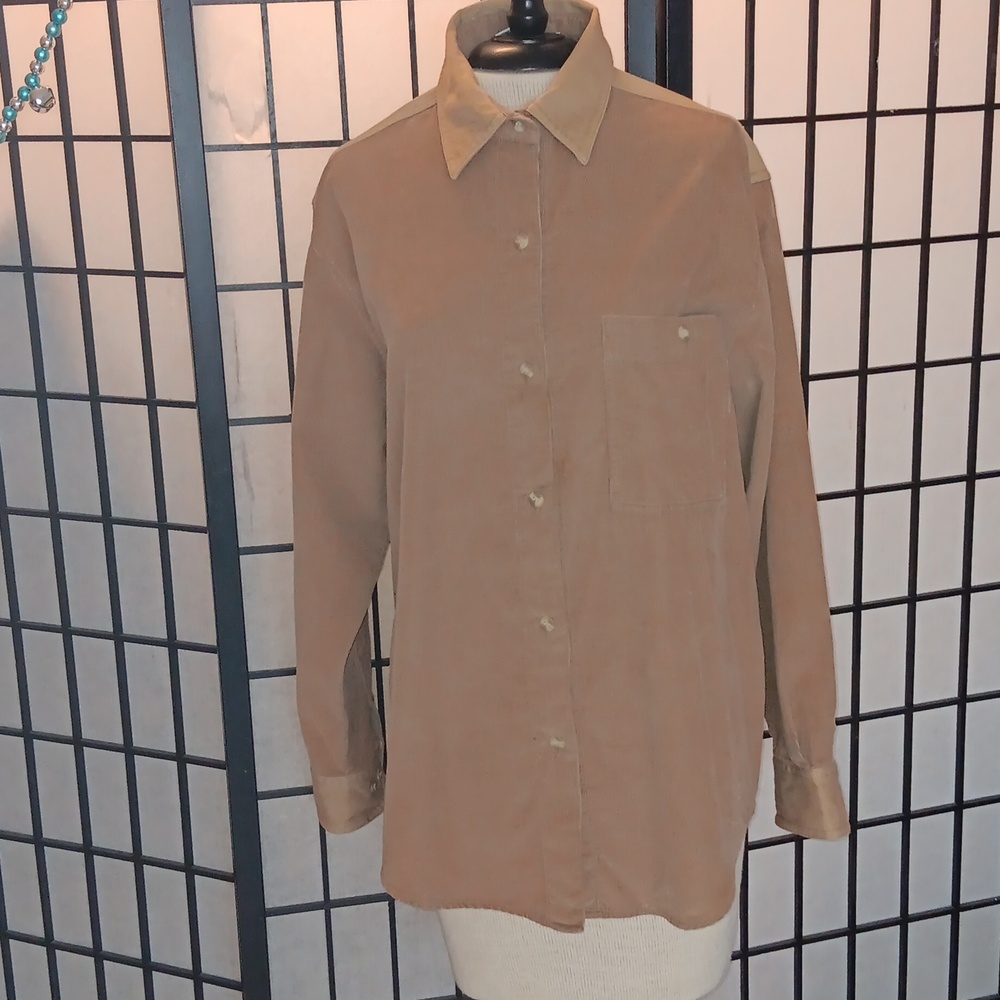 Irene Allison cotton shirt. Size L.
